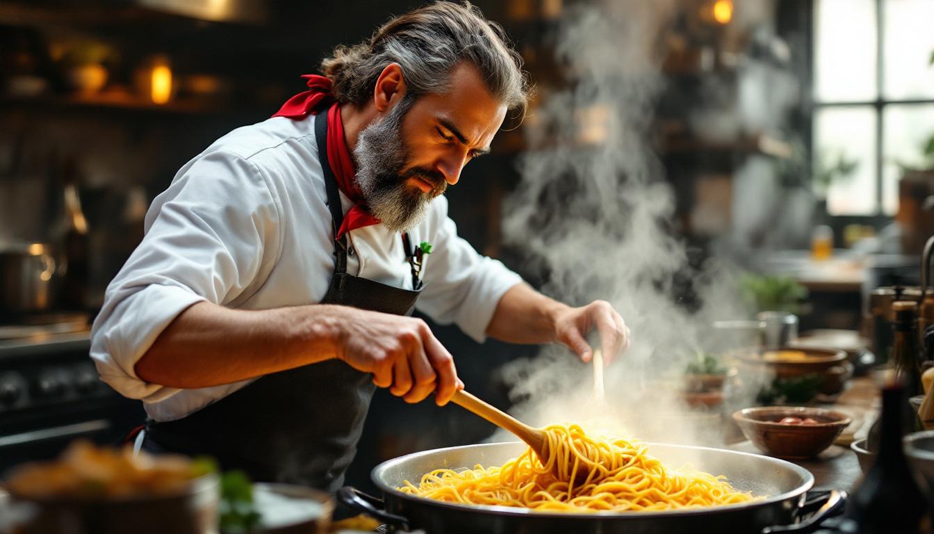 ontdek de geheime truc van een italiaanse chef om te voorkomen dat pasta aan elkaar plakt. leer hoe je perfect losse pasta maakt elke keer!