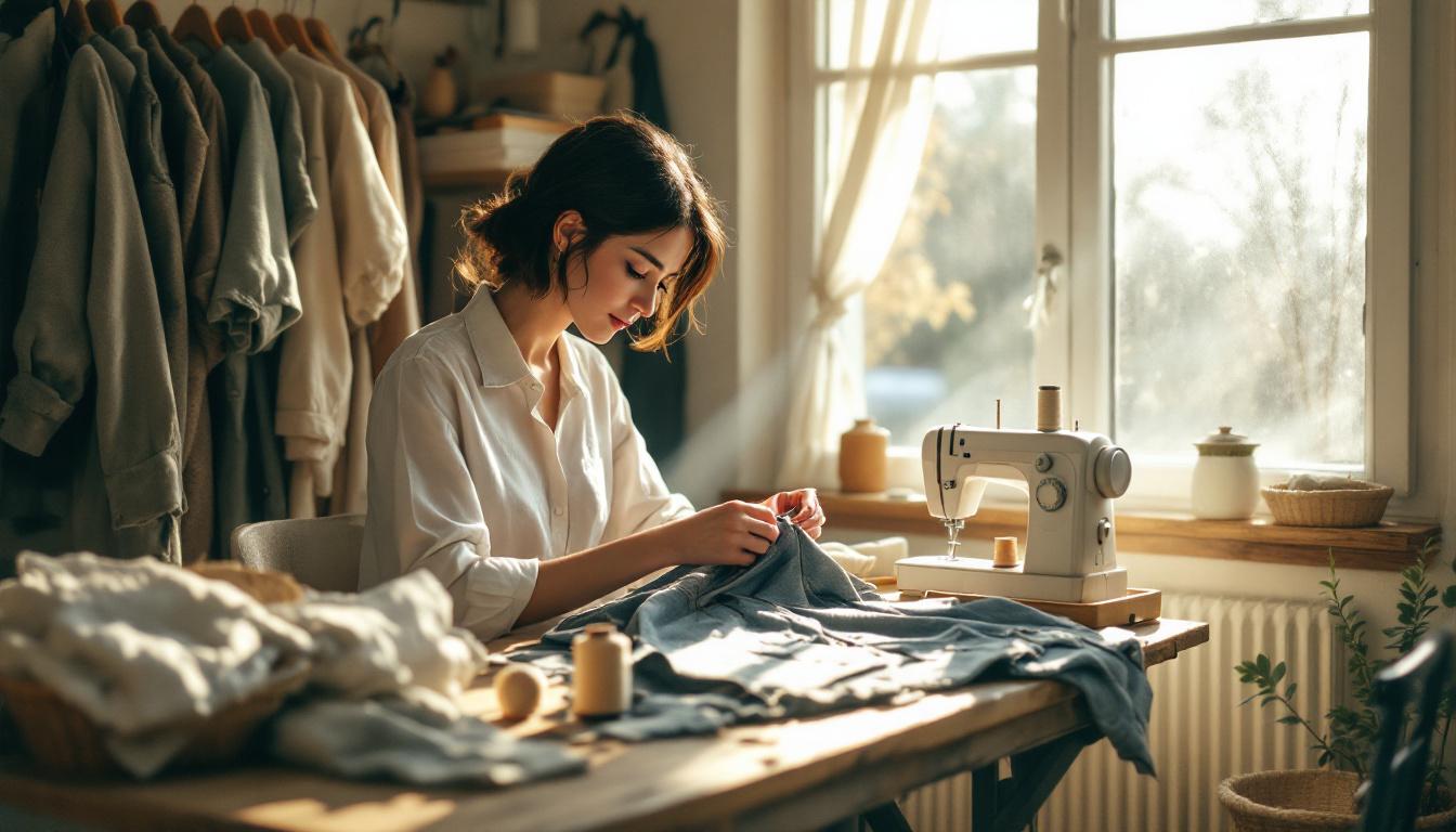 ontdek deze eenvoudige naaistertruc om vale kleding nieuw leven in te blazen, zonder verf of naaimachine. perfect voor een duurzame en creatieve garderobe-update!