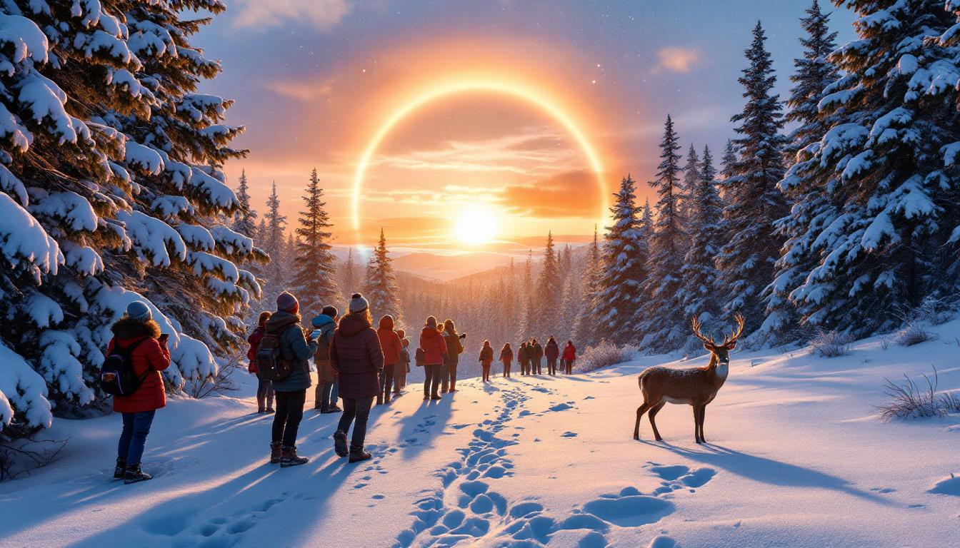 ontdek het fascinerende optische fenomeen dat regelmatig verschijnt tijdens winterse zonsopgangen. leer waarom en hoe je het kunt zien in de koude ochtendlucht.