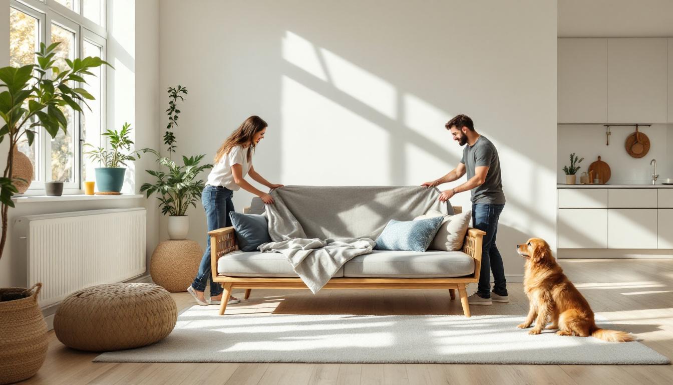 ontdek hoe het verplaatsen van één meubelstuk een ruimte optisch bijna kan verdubbelen en creëer een ruimtelijker en lichter interieur.