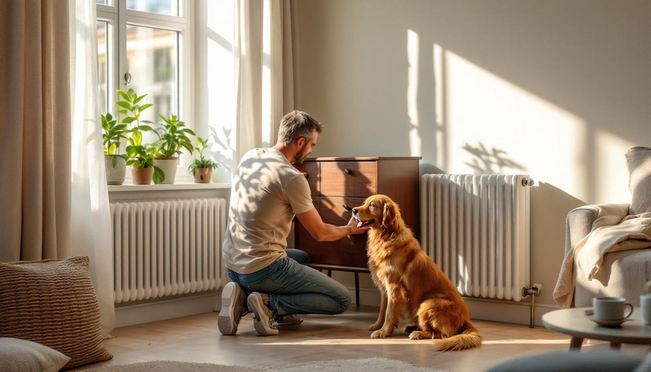ontdek waarom een radiator achter meubels plaatsen leidt tot meer warmteverlies dan verwacht en hoe je dit kunt voorkomen voor een efficiëntere verwarming.