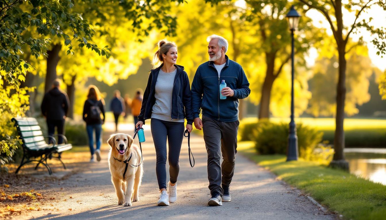 ontdek of dagelijks wandelen na je 50e voldoende is om fit te blijven zonder andere sporten. lees onze tips voor een gezonde levensstijl op latere leeftijd.