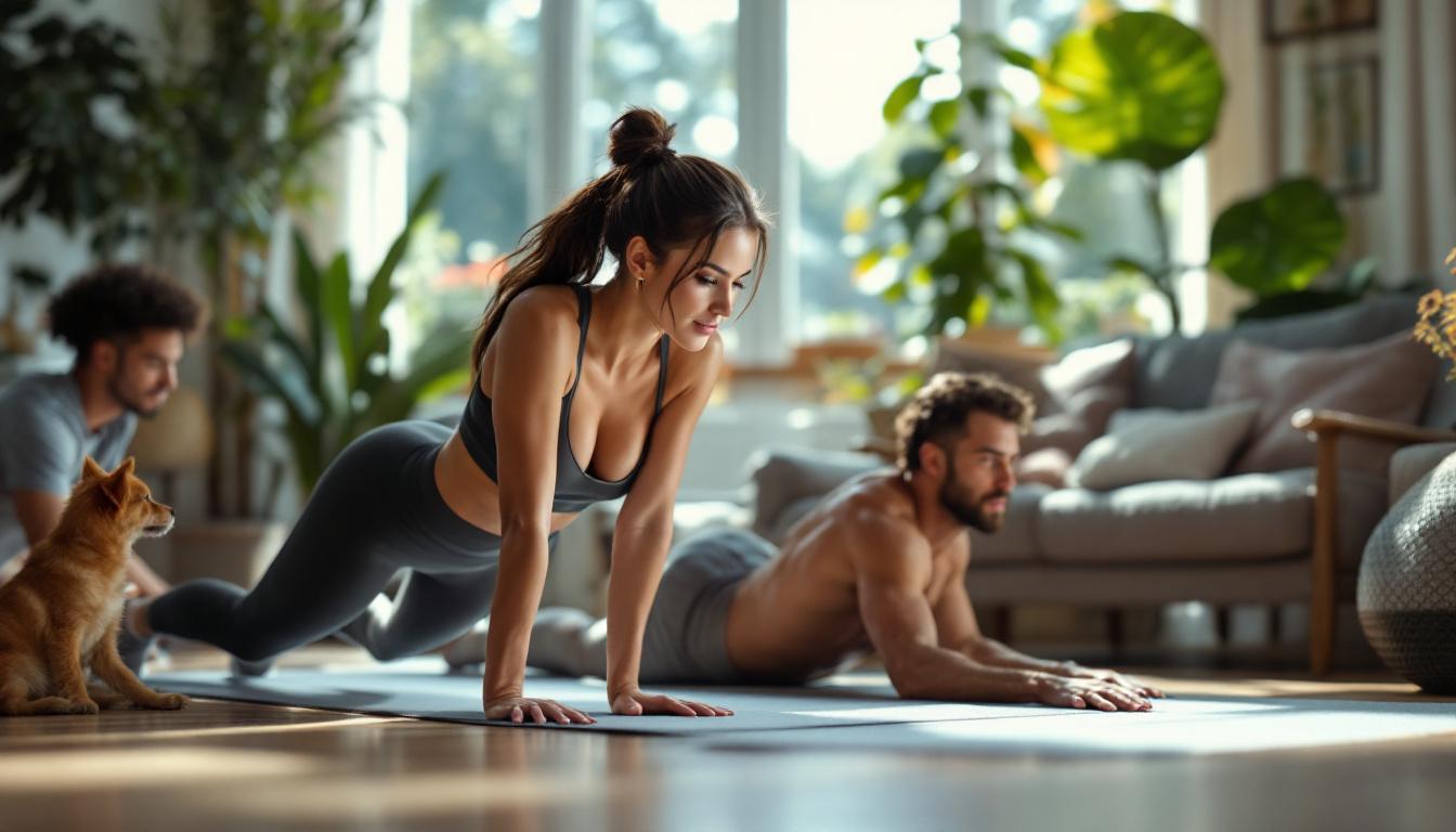 activeer je lichaam zonder sportschool met deze oefeningen die verrassend veel spieren tegelijk aanspreken voor een effectieve workout thuis.
