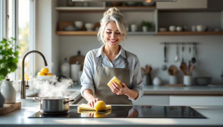 ontdek de simpele truc om je kookplaat weer als nieuw te laten stralen zonder schrobben. gemakkelijk, snel en effectief schoonmaken!