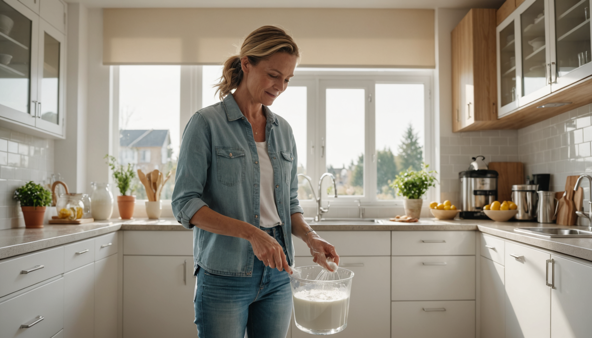 met slechts één lepel van dit product in je schoonmaakwater blijven je ramen wekenlang streeploos en glanzend schoon. ontdek de eenvoudige manier om je ramen moeiteloos te laten stralen!