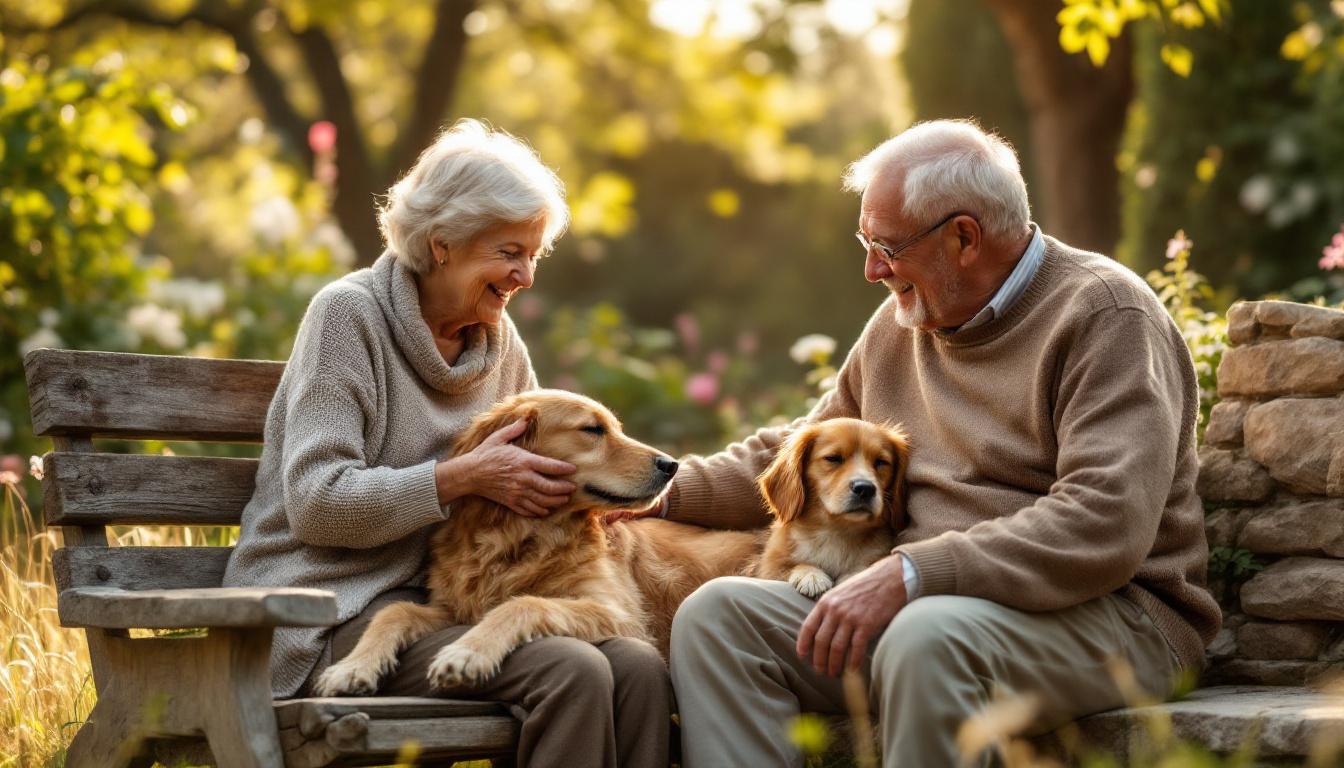 ontdek 5 rustige en aanhankelijke hondenrassen die perfect gezelschap en warmte bieden aan ouderen.