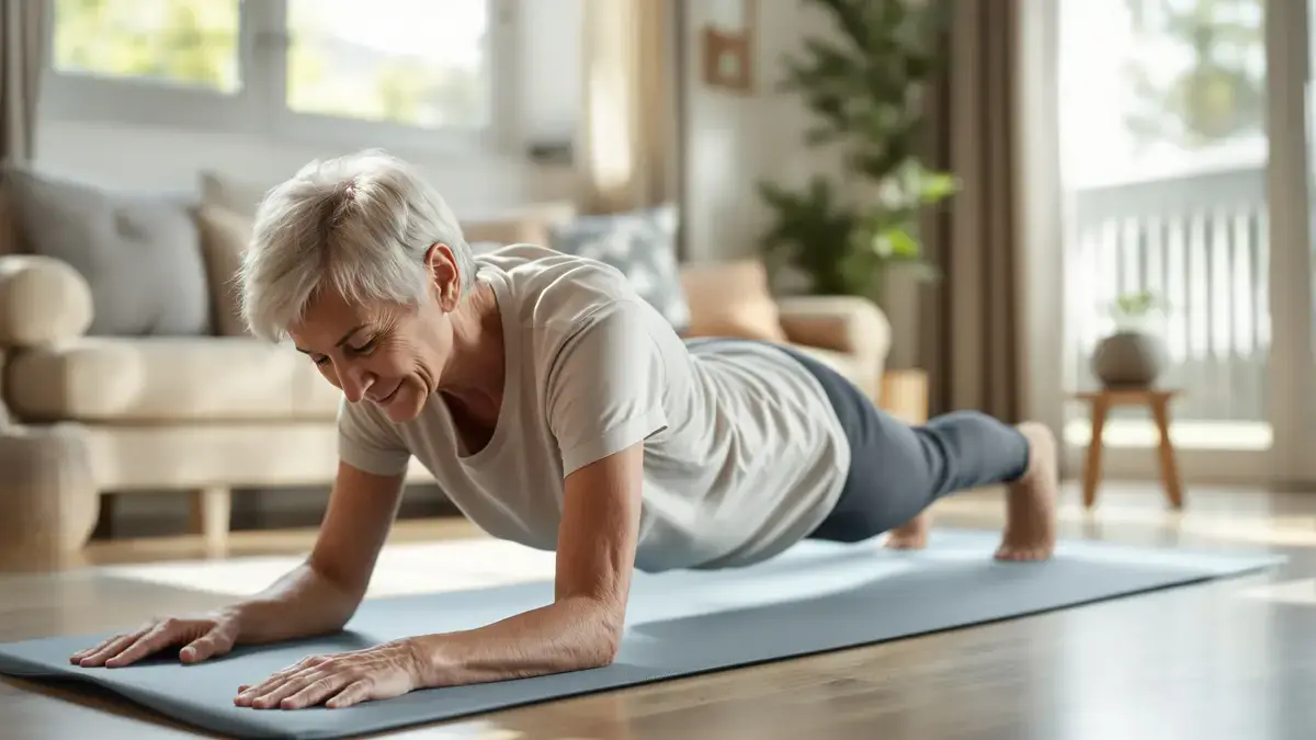 Na je 55e worden deze oefeningen aanbevolen om de buikspieren te versterken zonder de rug te belasten