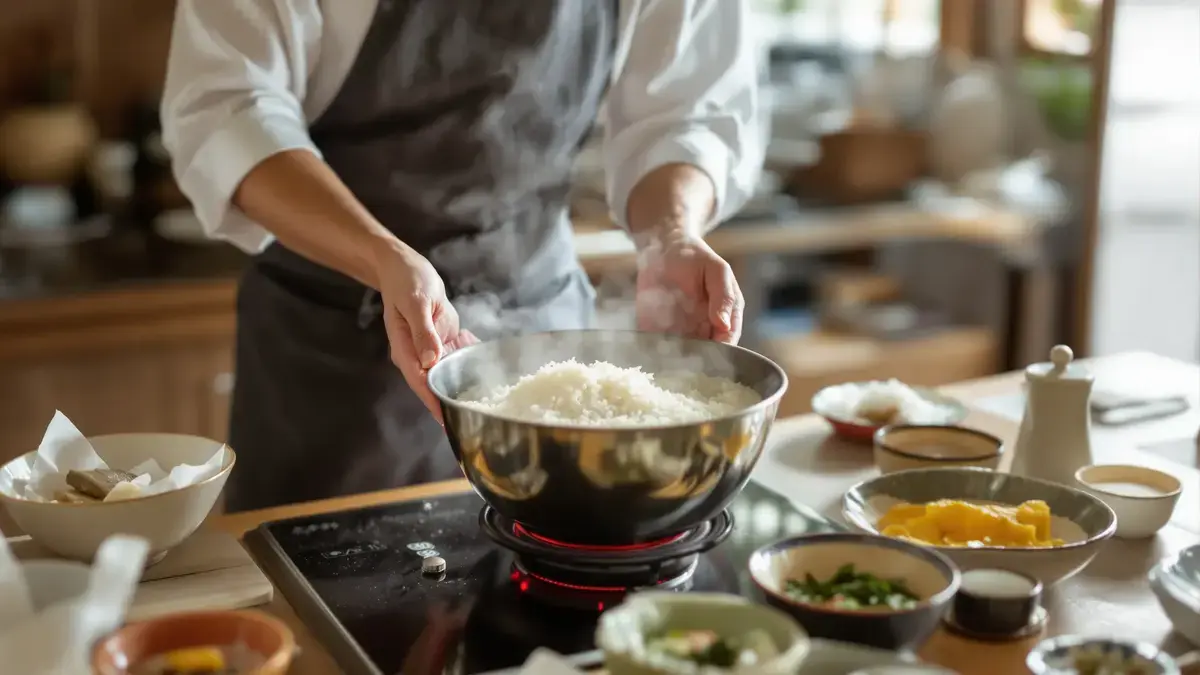 Het geheim van Japanse chefs voor nog smeuïgere rijst, zonder rijstkoker