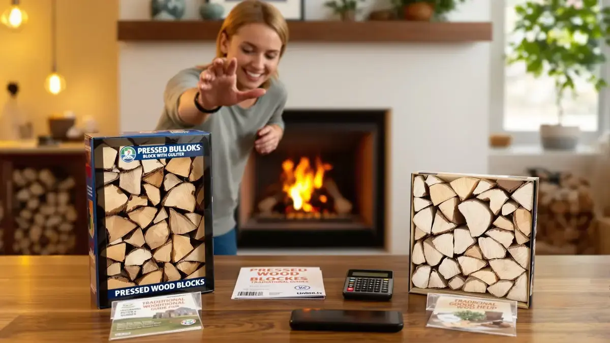 Geperste houtblokken of traditioneel hout: wat je moet vergelijken om de meest economische en duurzame keuze te maken