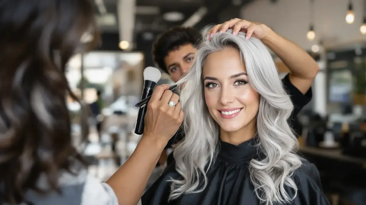 Grijs haar: de natuurlijke techniek van een kapper om de glans te herstellen zonder te verven
