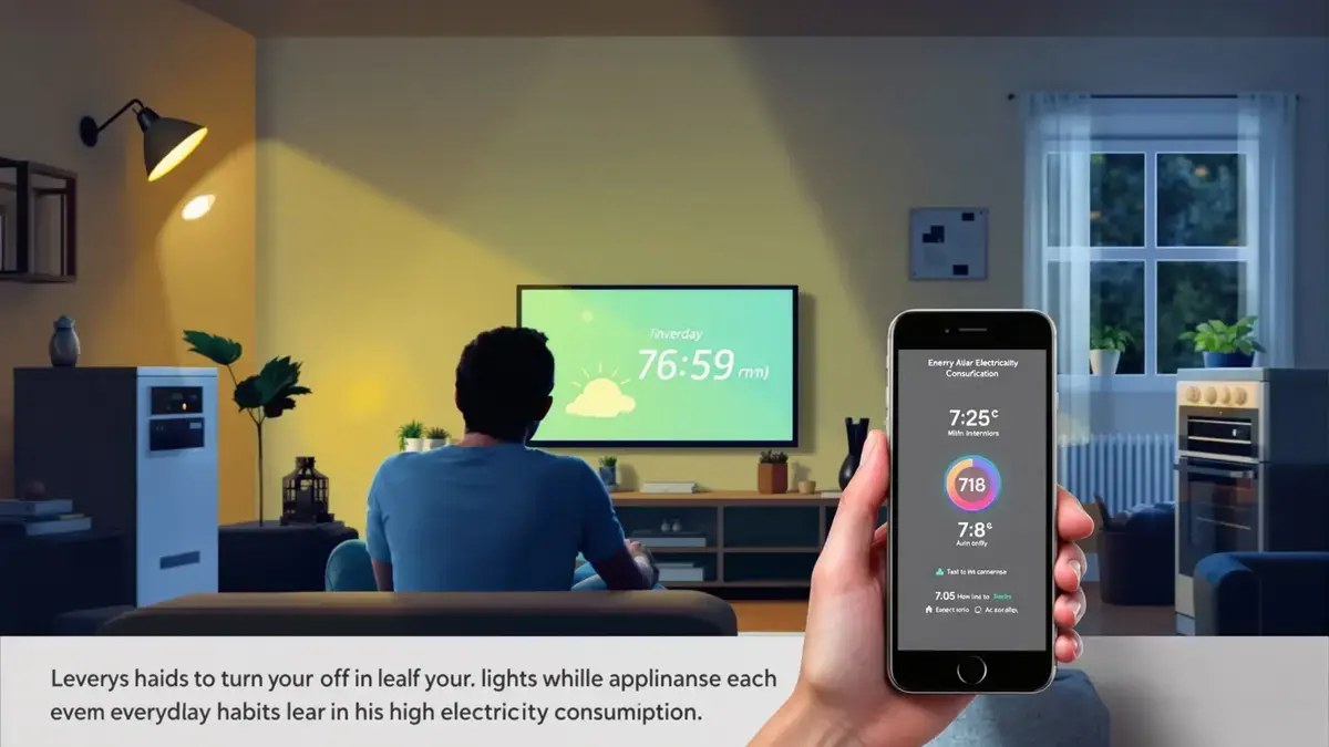 Sommige huishoudelijke gewoonten leiden tot een te hoog elektriciteitsverbruik