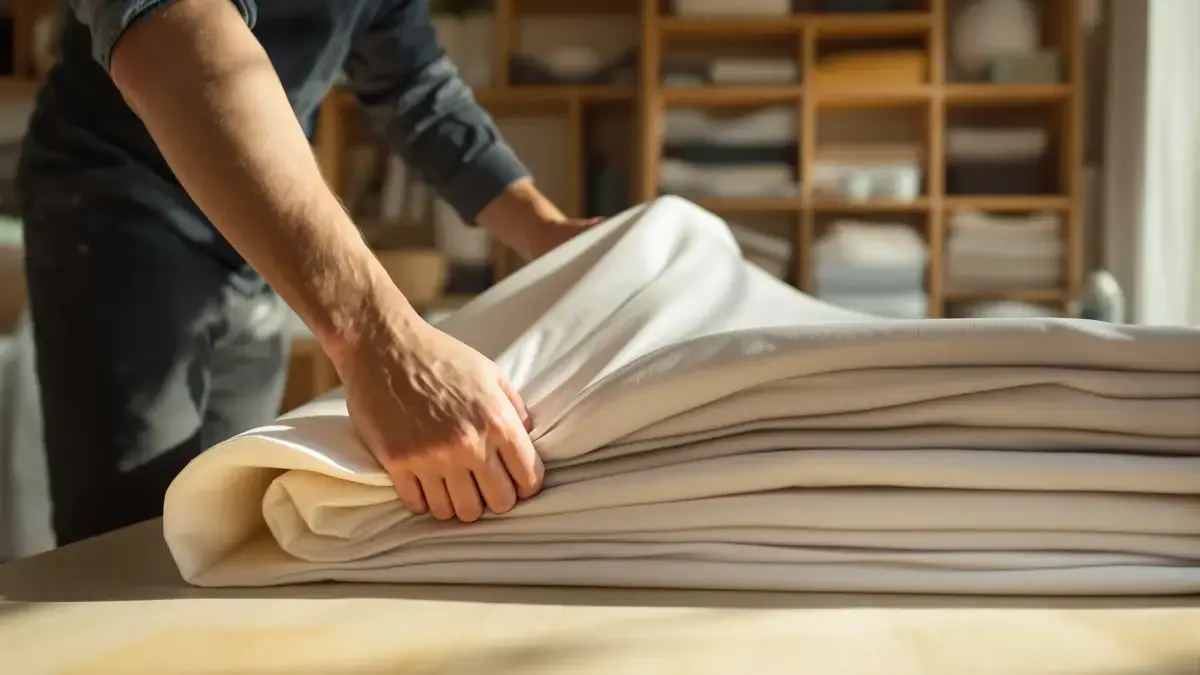 De Japanse techniek om lakens in minder dan een minuut te vouwen en 30% ruimte te besparen