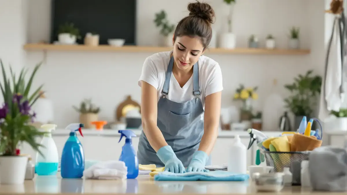 De precieze volgorde om kamers schoon te maken bespaart tijd en voorkomt dat ze weer vies worden