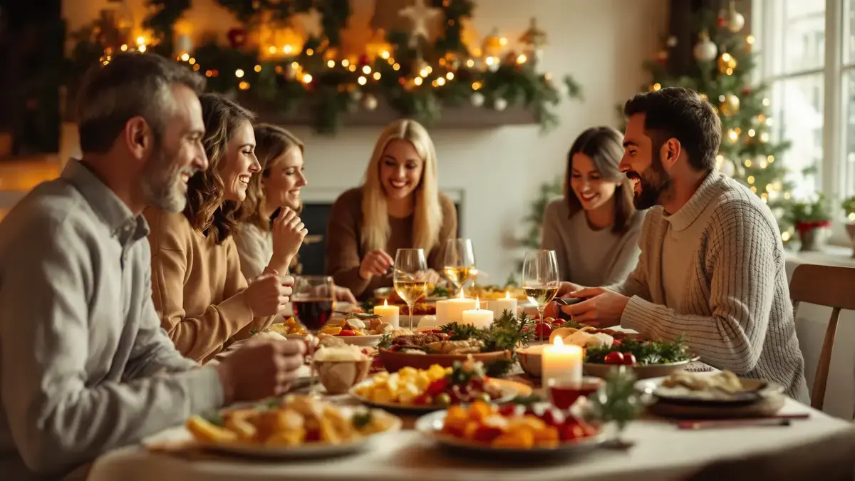 Het kerstdiner zou een onverwachte invloed hebben op de geestelijke gezondheid