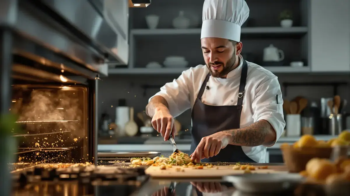 Deze keukentruc van de chef beperkt effectief vetspatten in de oven