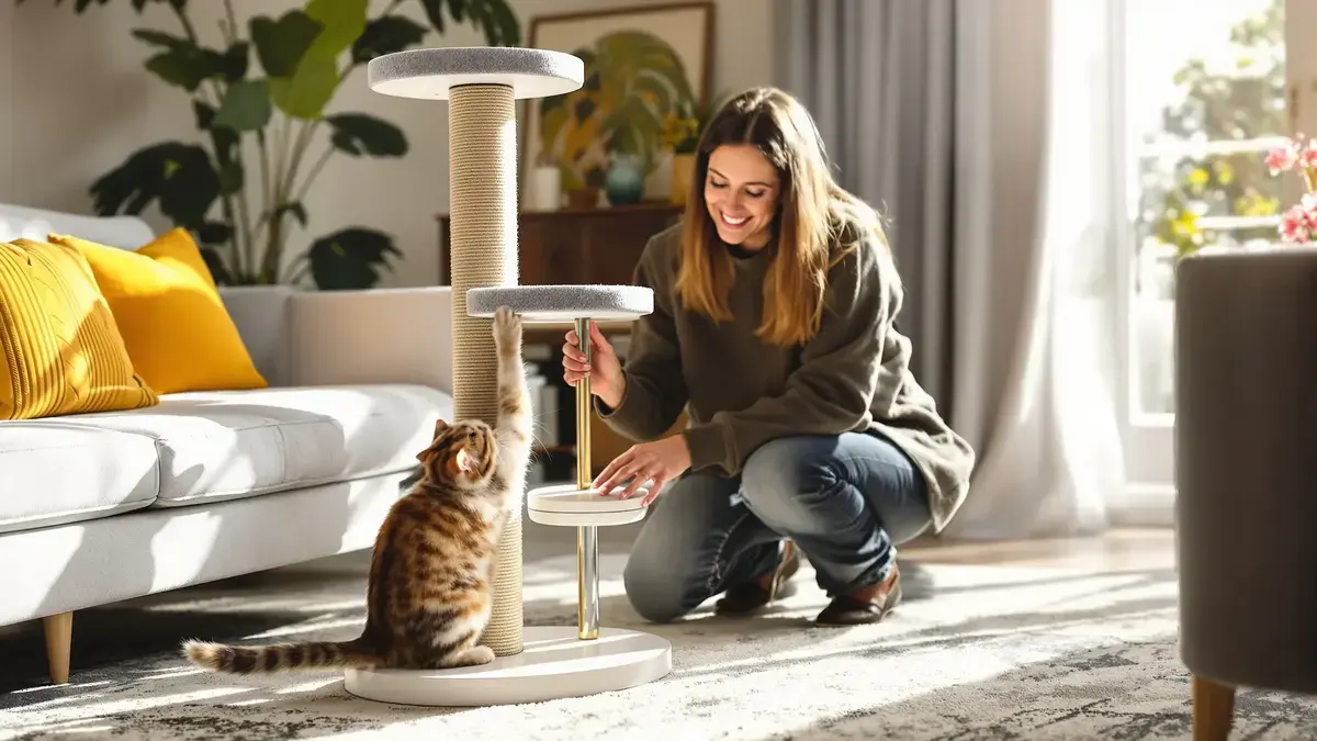 Alternatieven voor de krabpaal beschermen het meubilair effectief