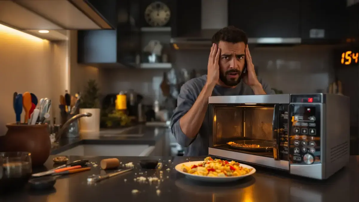 Waarom uw magnetron niet goed verwarmt — en de truc van een minuut die technici vaak vergeten