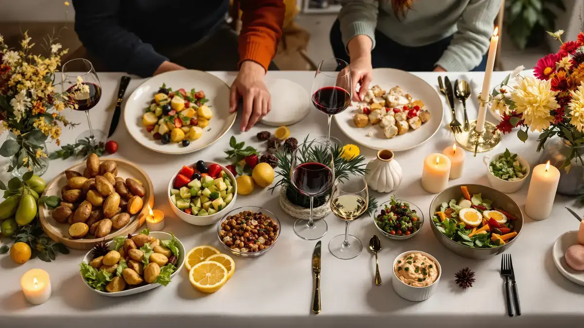 Deze makkelijk te bereiden bijgerechten vereenvoudigen echt de organisatie van het nieuwjaarsdiner