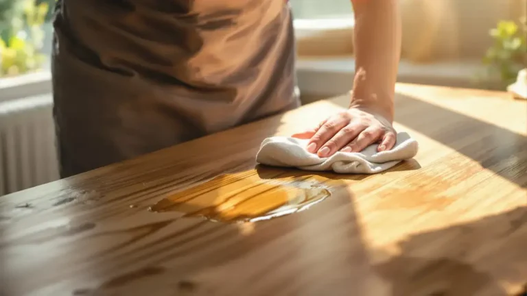 Olijfolie op meubels: hoe het hout binnen enkele seconden weer tot leven komt