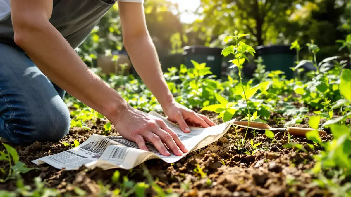 Onkruid: hoe krantenpapier helpt om ze op natuurlijke wijze te verwijderen
