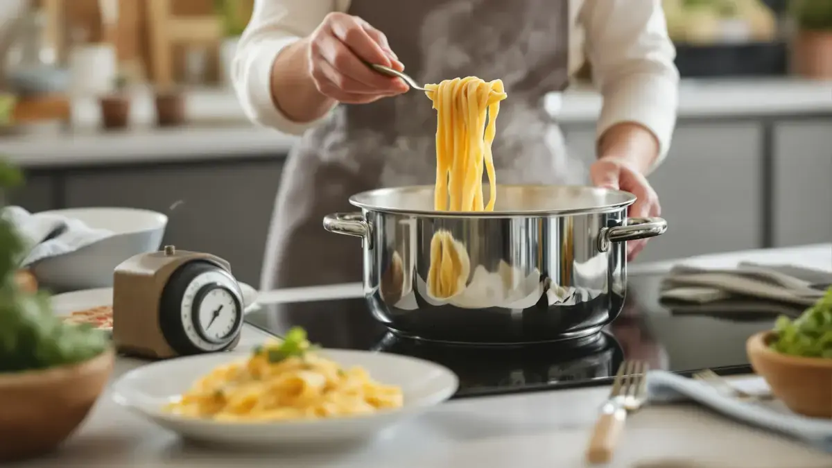 De precieze gaartijd van pasta die de suikerpiek beperkt, zonder het recept aan te passen