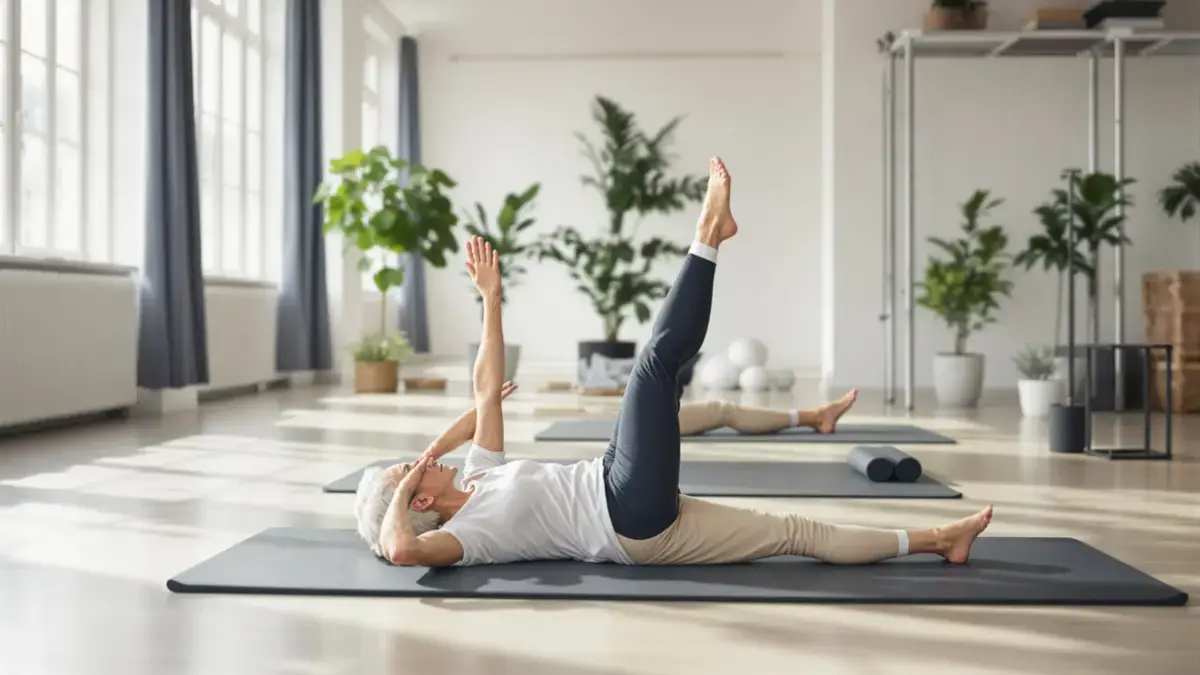 Deze Pilatesoefeningen richten zich effectief op de buikspieren na 55 jaar