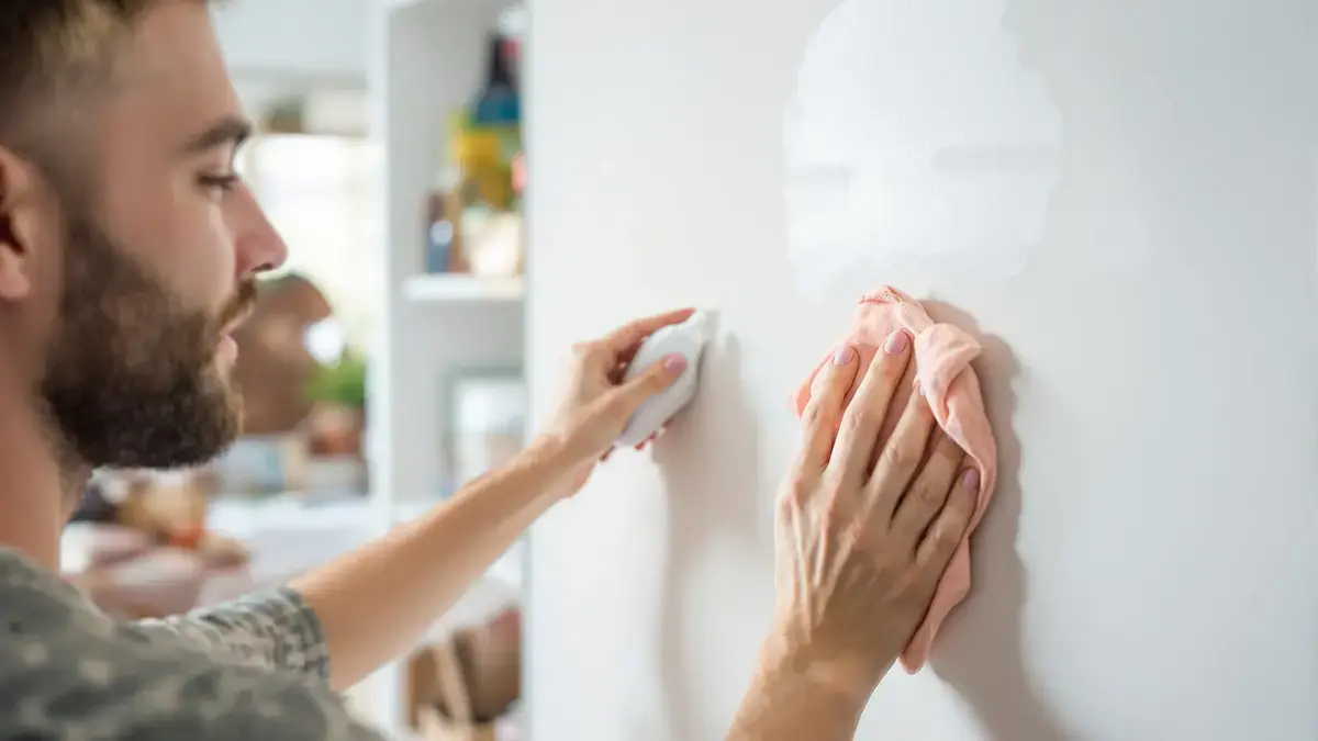 Potloodstrepen op muren: tandpasta kan ze verwijderen zonder sporen achter te laten