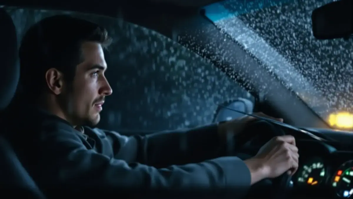 Deze eenvoudige reflex in de auto verbetert aanzienlijk het zicht bij vochtig of koud weer