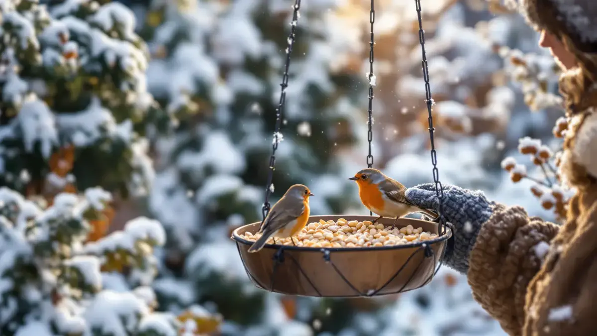 Roodborstjes in de winter: onmisbare schoonmaakklus om voor januari te doen