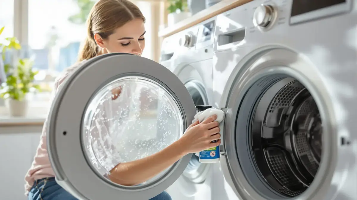 Zonder azijn of baksoda: deze tip maakt het rubber van de wasmachine weer als nieuw