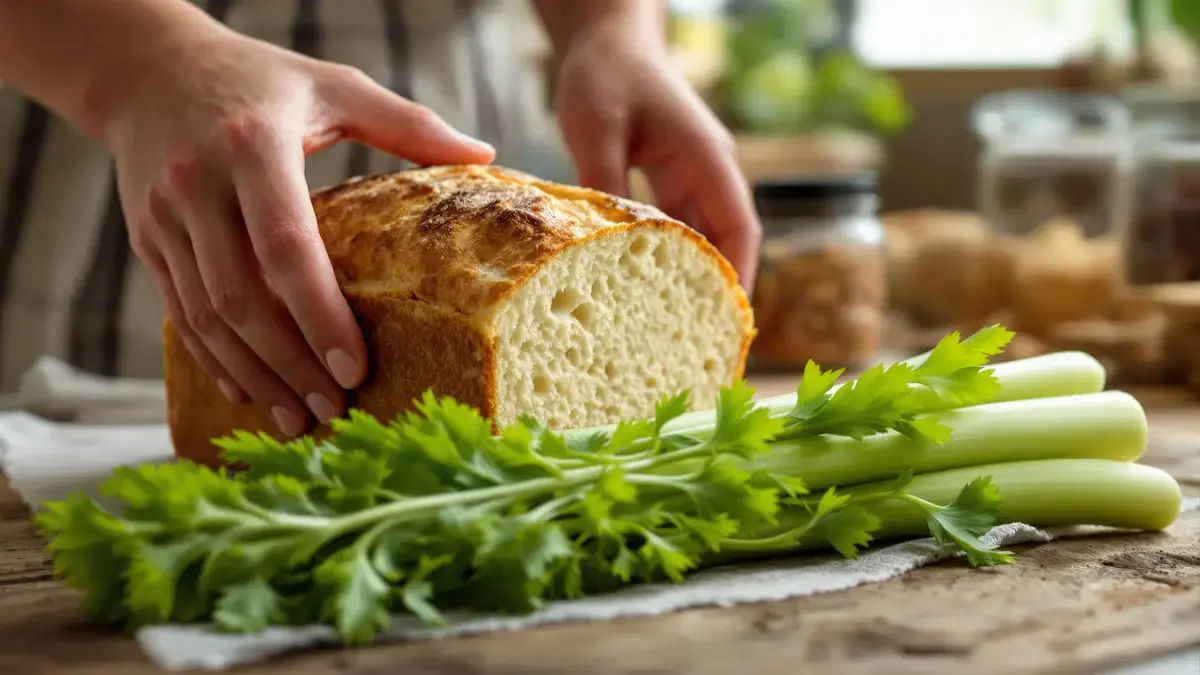 Waarom het leggen van selderij bij het brood het de hele nacht smeuïg houdt