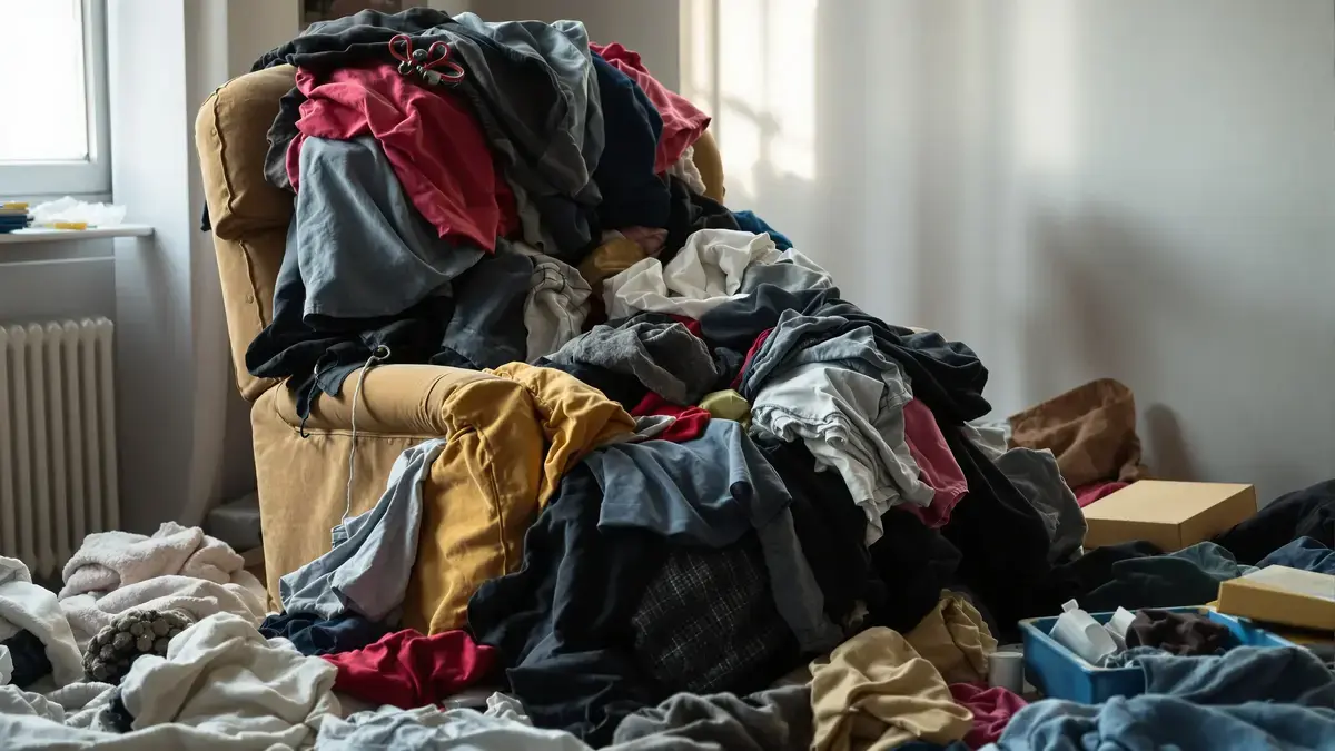 Waarom uw stoel onder de kleding bedolven is: wat de psychologie ons leert over deze stille wanorde