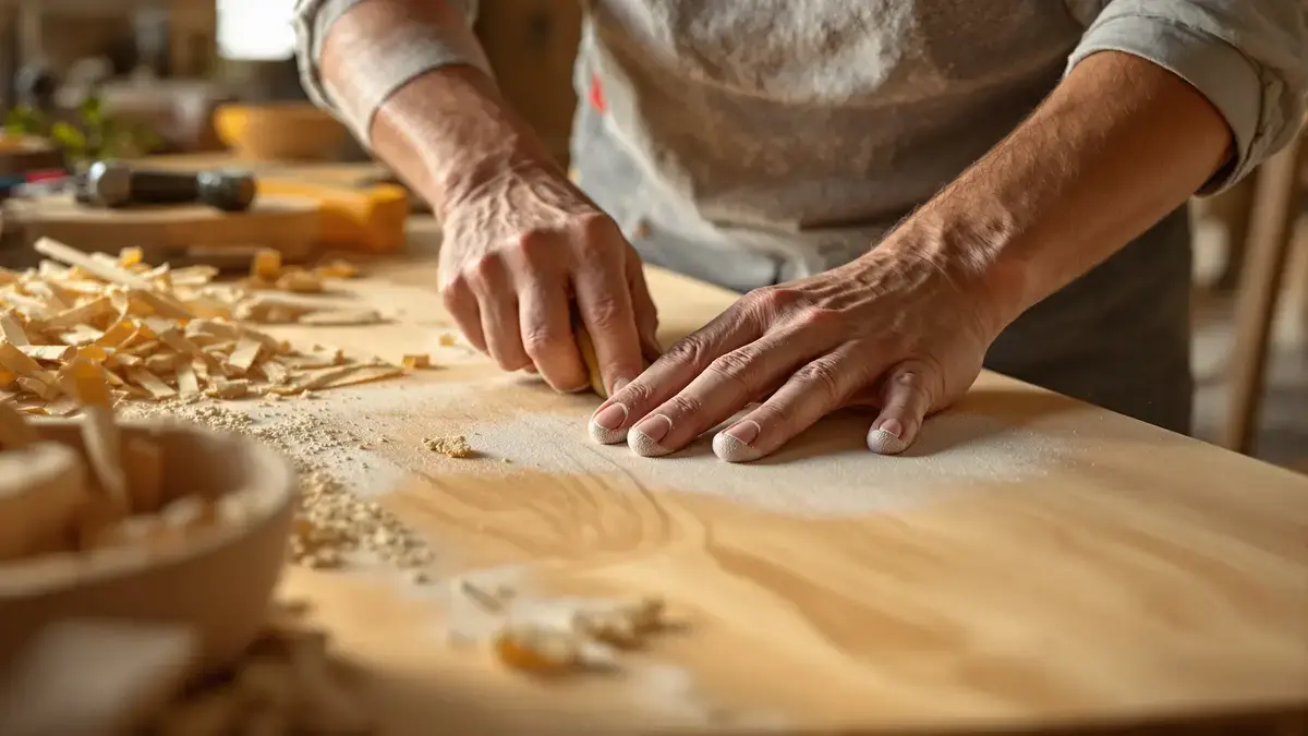 Een eenvoudige handeling van een timmerman volstaat om de kleur van dof hout te herstellen