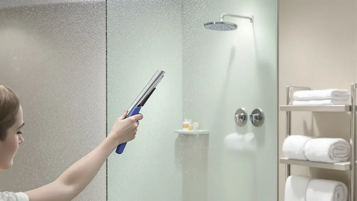 De truc die in hotels wordt gebruikt voor vlekkeloze, streeploze douchewanden