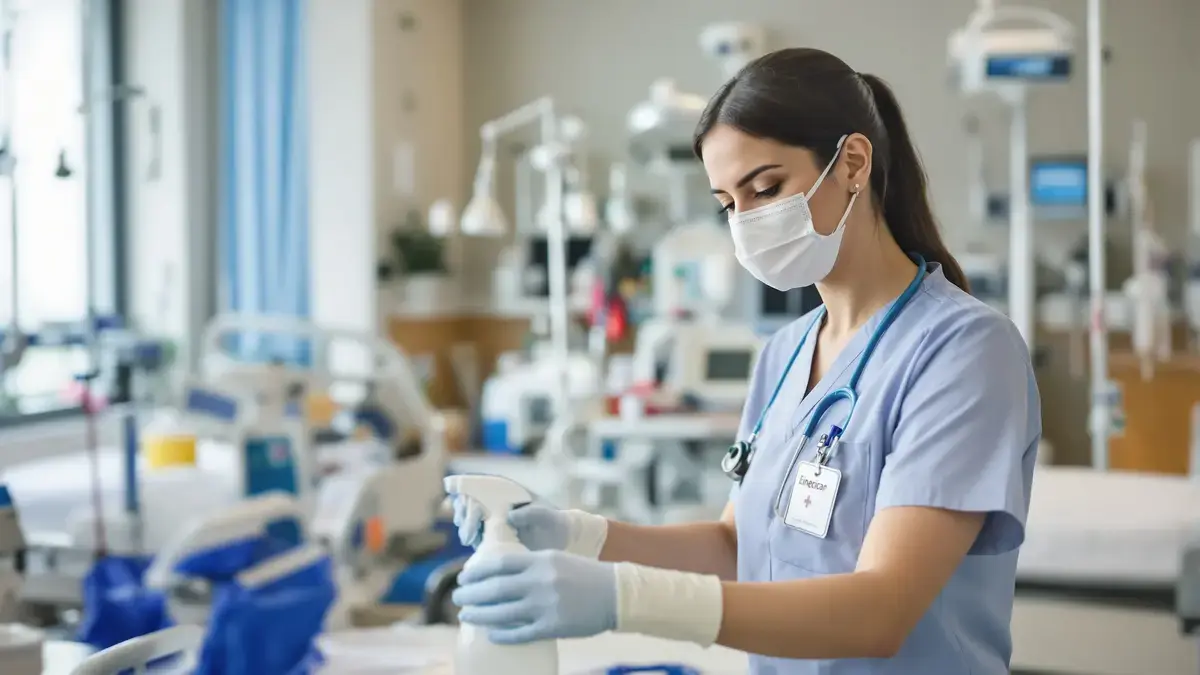 Verpleegkundigen gebruiken deze natuurlijke methode om oppervlakken te ontsmetten