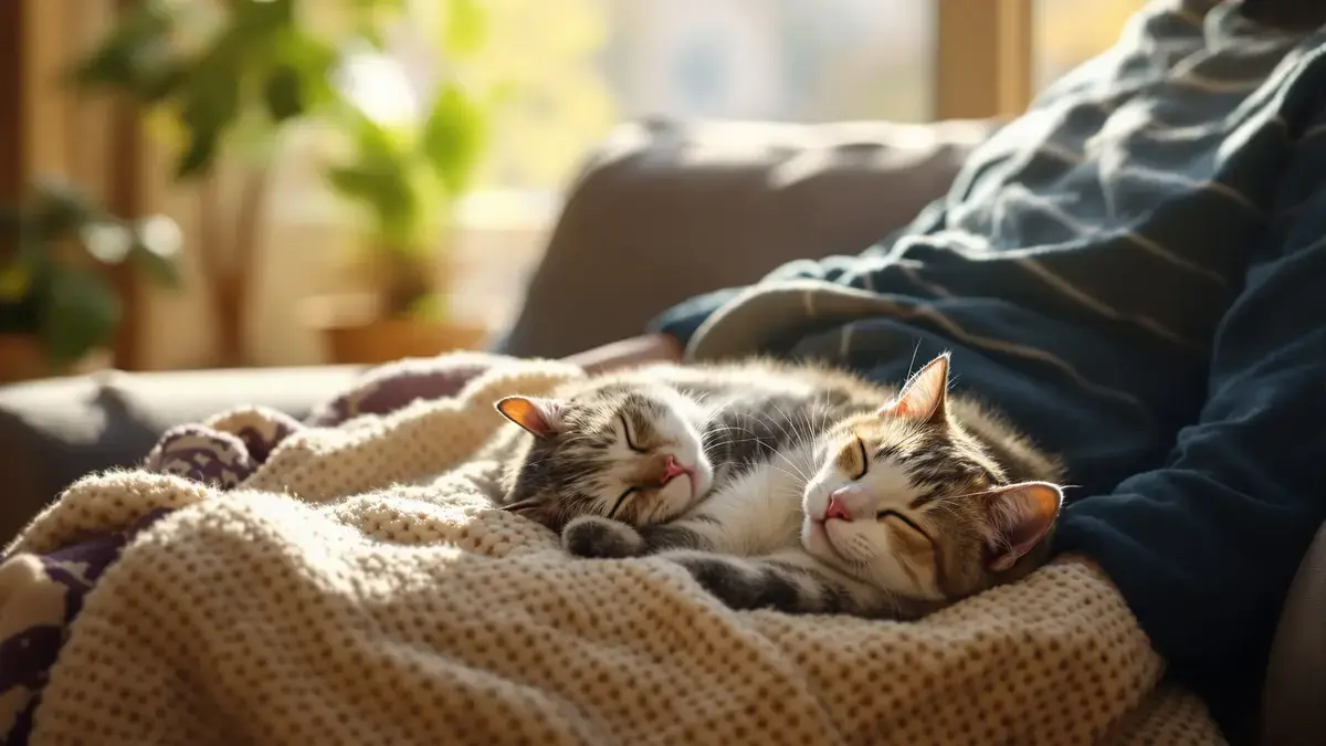 Waarom valt uw kat op u in slaap? Deze 5 redenen verklaren alles