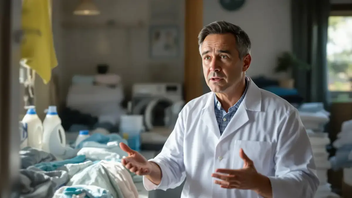Te veel wasmiddel maakt het wasgoed minder schoon, een verrassend feit uitgelegd door een specialist