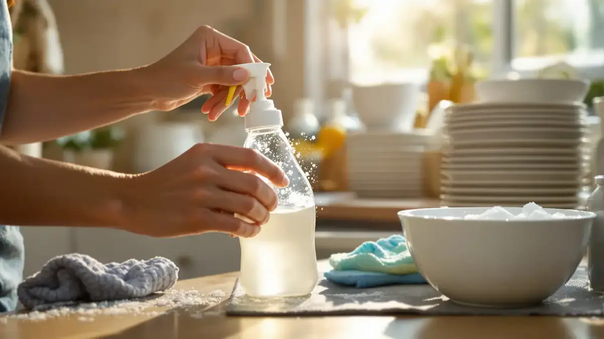 Zout toevoegen aan het afwasmiddel lost dit veelvoorkomende probleem in de keuken op