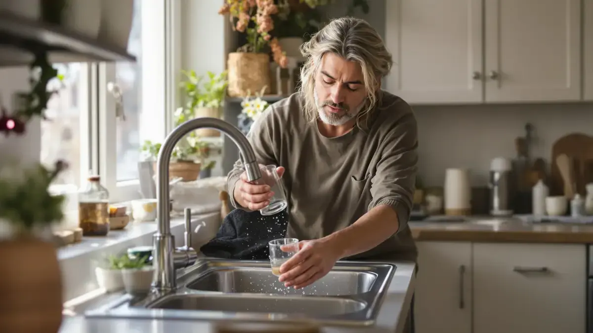Afvoer: geen azijn of zuiveringszout, het trucje met een half glas dat uit zichzelf werkt