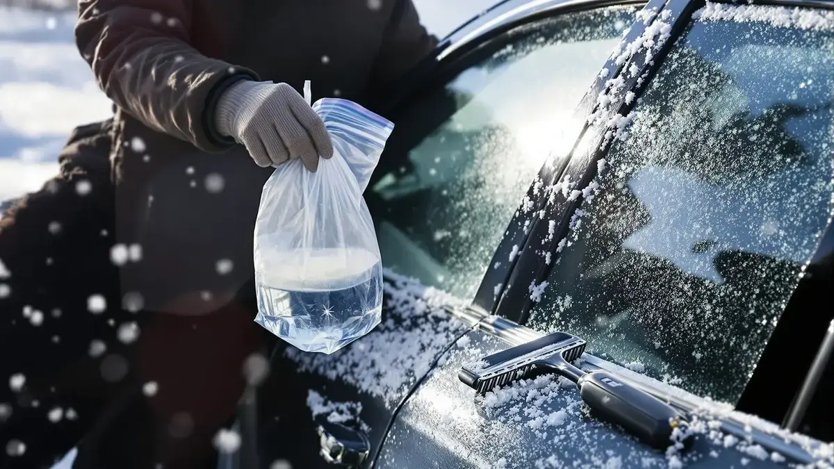 Bevroren ruiten: waarom een simpel zakje water ze sneller kan ontdooien dan een ijskrabber