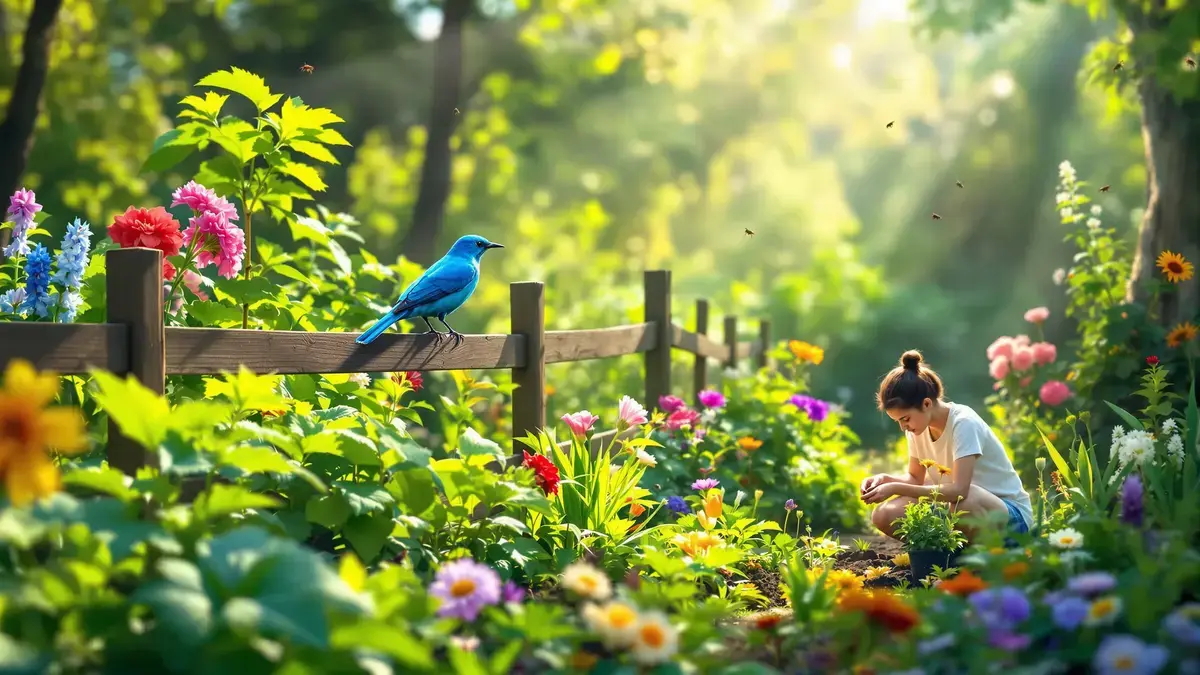 Deze blauwe vogel beschermt de tuin beter dan chemische insecticiden