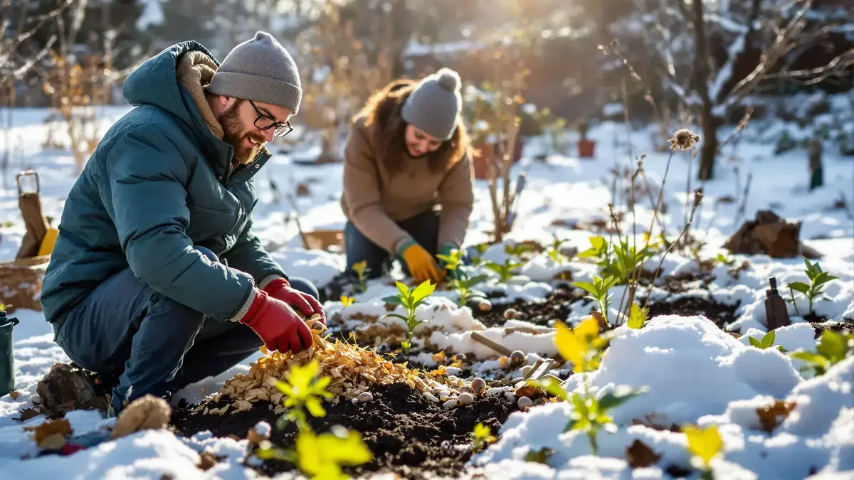 Ervaren tuiniers doen dit in de winter. De anderen voeren de slakken