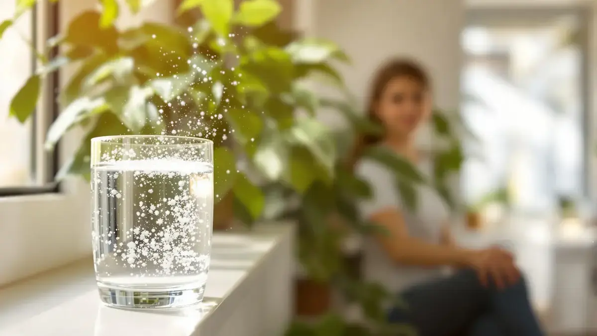 Een eenvoudig glas water op de vensterbank is soms genoeg om de kwaliteit van de binnenlucht te veranderen