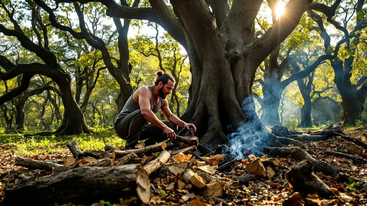 Er bestaat nog steeds een manier om brandhout te krijgen zonder te betalen, maar alleen wie het oude ritueel kent, slaagt erin