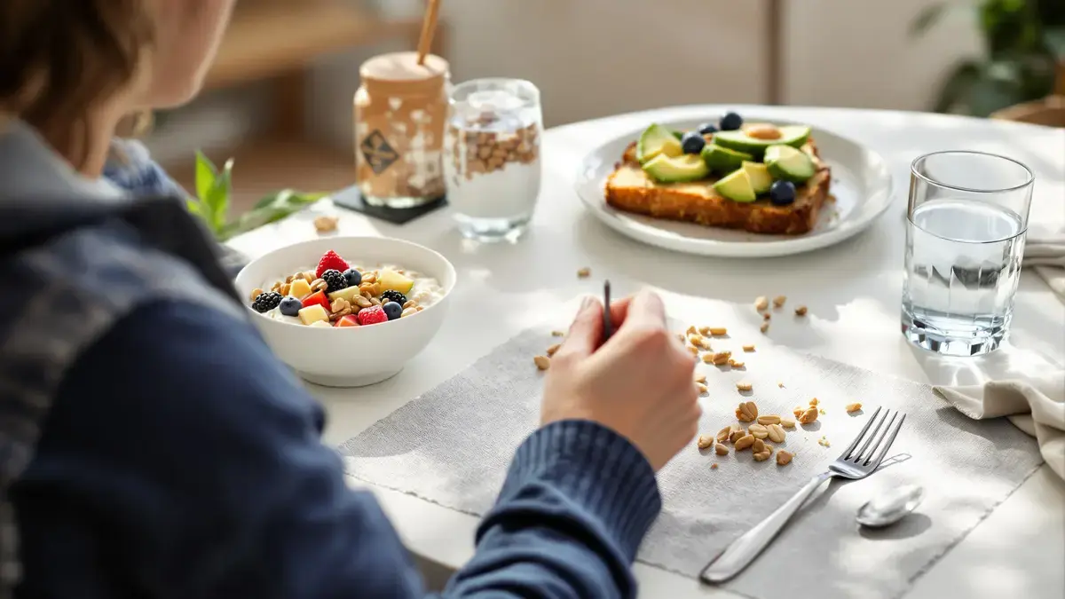Het ontbijt van mensen die niet aankomen volgt verrassend eenvoudige regels