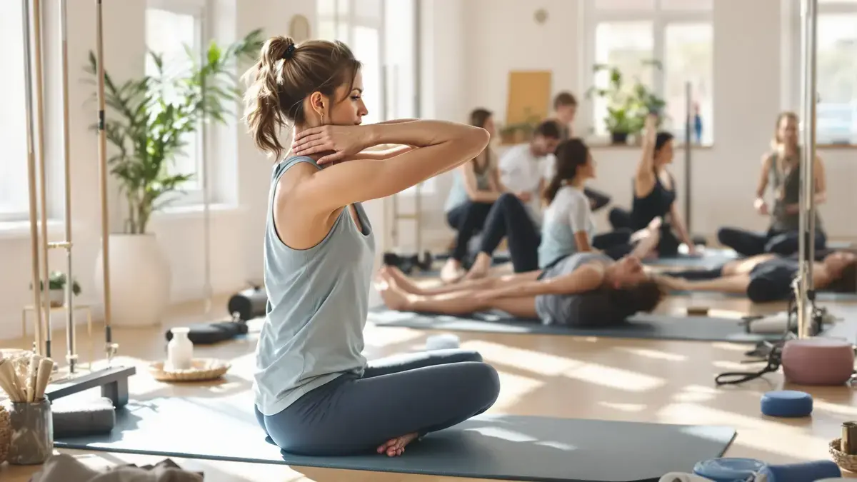 Een Pilatesdocente legt uit welke oefeningen echt helpen om de hals jong te houden