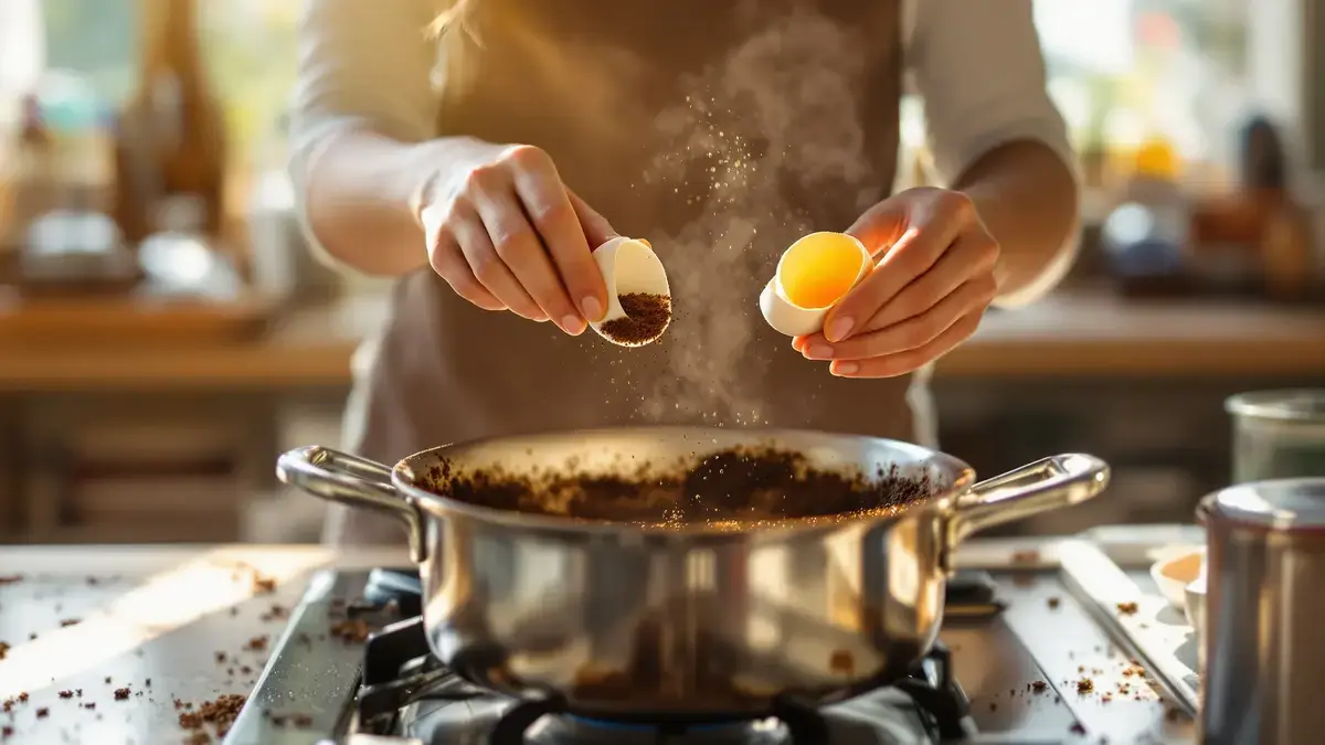Een alledaags restje uit de keuken kan verbrande koekenpannen en kookpotten die als onherstelbaar worden beschouwd redden