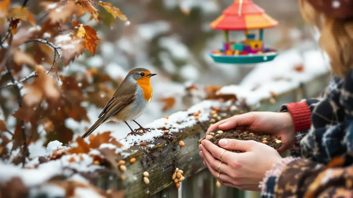 Roodborstje in de tuin: dat wintervoedsel dat de meeste mensen vergeten en waardoor hij toch de hele winter blijft