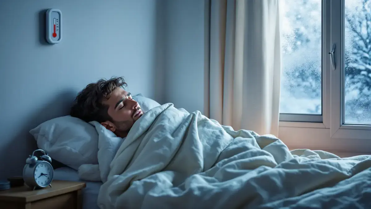 Slapen in de kou verstoort de slaap veel meer dan men denkt, maar er bestaat een gerichte correctie