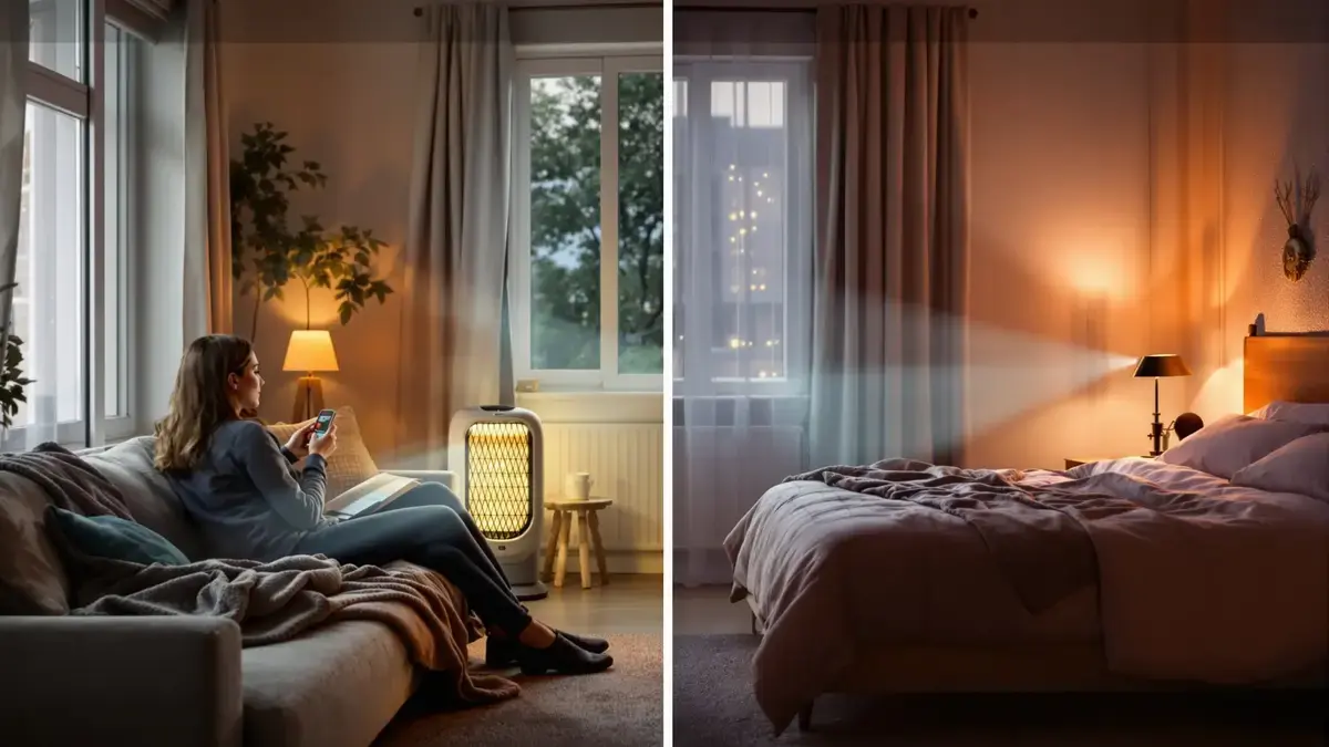 Verwarming in de winter: deze 2 kamers volstaan om warm te blijven zonder je energierekening te laten oplopen